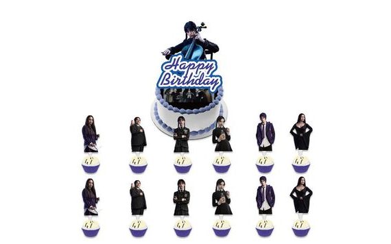 CAKE AND MUFFIN TOPPER 13PCS WEDNESDAY