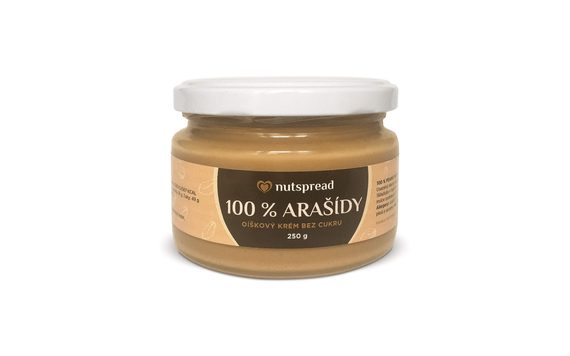 BURÁKOVÉ MÁSLO 100% ARAŠÍDY - 250 G