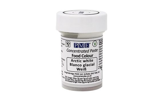 EDIBLE PASTE COLOUR ARCTIC WHITE