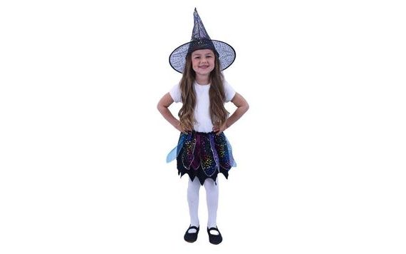 KOSTÝM ČARODĚJNICE 3-10 ROKOV