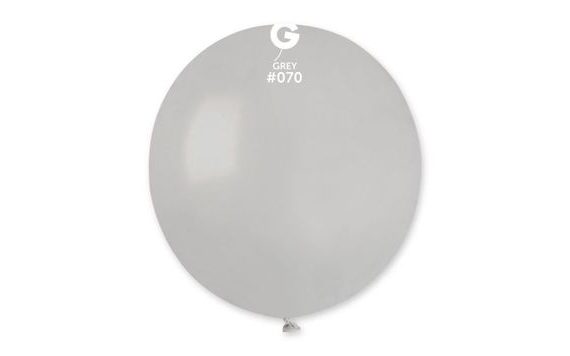 BALÓNEK LATEXOVÝ 48 CM – PASTELOVÝ ŠEDÝ - 1 KS