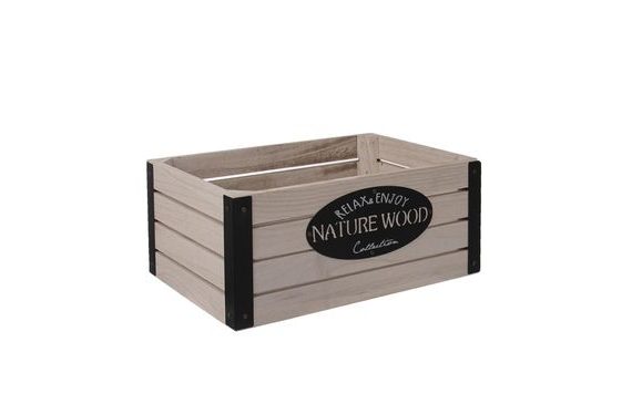 DECORATIVE BOX RUSTIC 26X16X11 CM