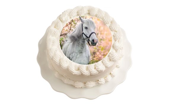 EDIBLE PAPER FOR HORSELOVERS  - HORSE HEAD 20 CM