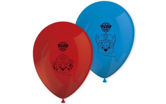 BALLOONS PAW PATROL - 8 PCS 28 CM