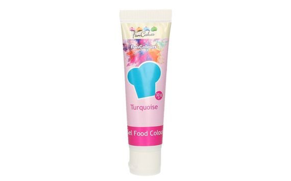 EDIBLE FUNCOLOURS GEL - TURQUOISE 30G