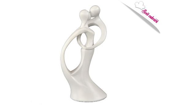 WEDDING CAKE TOPPER  - ABSTRACT COUPLE 14 CM