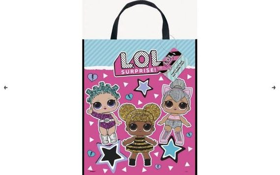 PLASTOVÁ TAŠKA LOL SURPRISE 28 X 33 CM