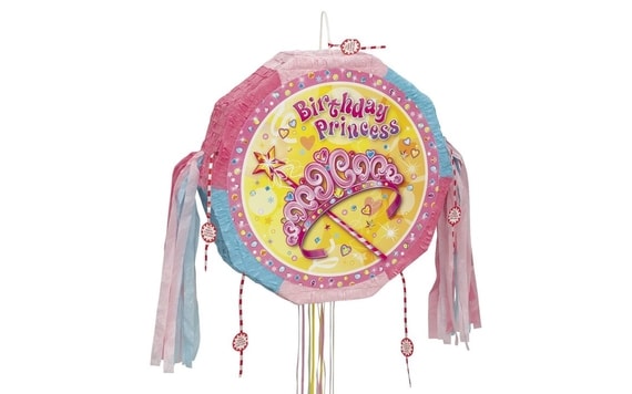 BIRTHDAY PRINCESS PIÑATA - PULL-OUT