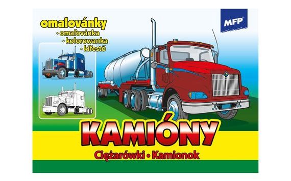 COLORING BOOK TRUCKS