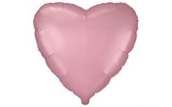 BALÓN FOLIOVÝ 45 CM SRDCE PASTELOVÉ RŮŽOVÉ