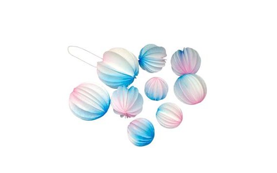 OPLATKOVÉ VEJÁRIKY FIALOVO-MODRÉ