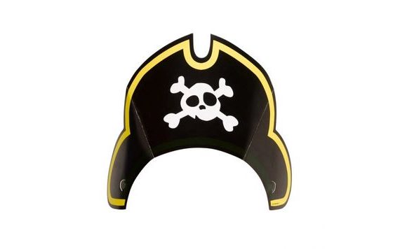 PIRATES CAPS 8 PCS