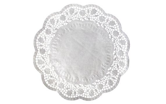 PAPE LACE DOILY 24 CM/100 PC. PER PACKET