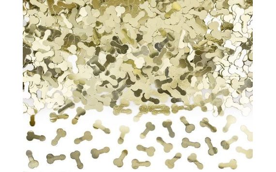 GOLD PENIS CONFETTI 30G - BACHELORETTE PARTY