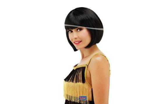 BLACK MIKADO WIG