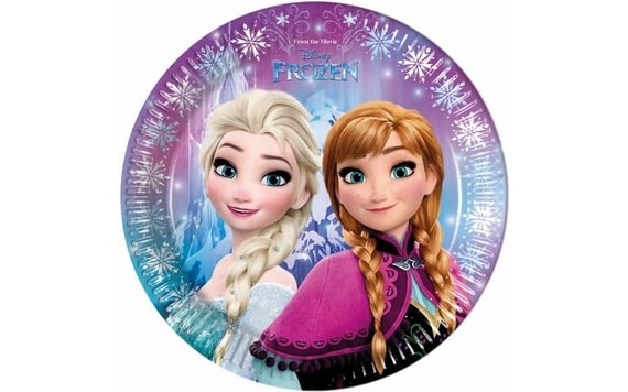 PAPIEROVÝ TANIER FROZEN - ĽADOVÉ KRÁĽOVSTVO 23 CM, 8 KS