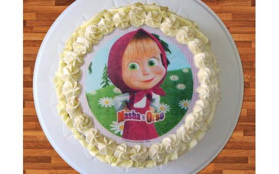 EDIBLE PAPER MASHA AND THE BEAR