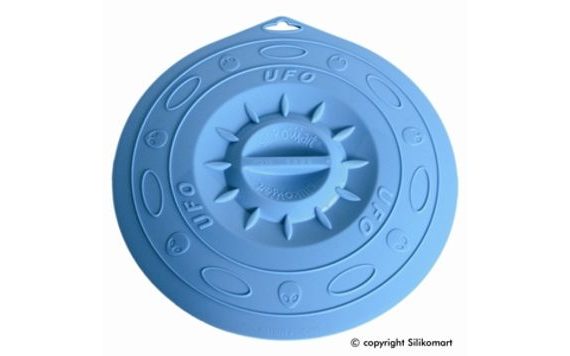 MAT AND POT LID UFO BLUE