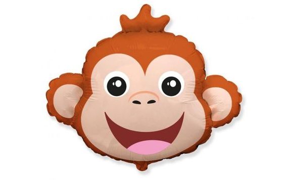 FÓLIA LÉGGÖMB MAJOM - MAJMOCSKA - SZAFARI - 60 CM