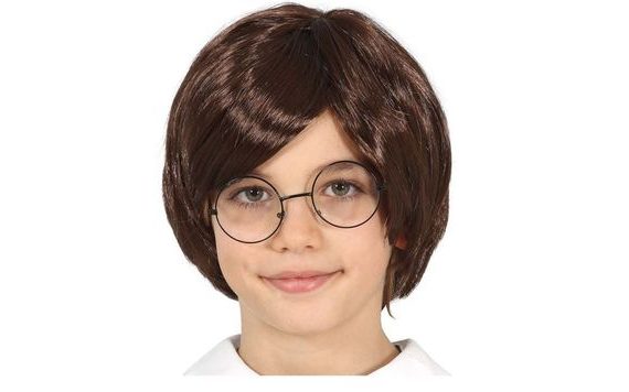 BROWN WIZARD WIG - HARRY POTTER