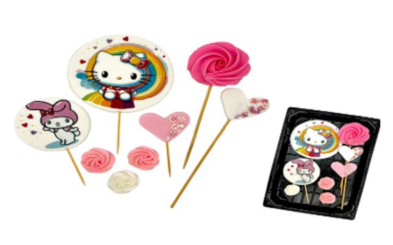 HELLO KITTY – SADA JEDLÝCH CUKROVÝCH ZÁPICHŮ