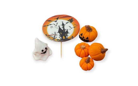HALLOWEENSKÁ SADA CUKROVÝCH DEKORACÍ