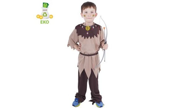 DĚTSKÝ KOSTÝM INDIÁN S PÁSKEM (M) EKO