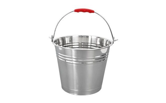STAINLESS STEEL BUCKET 10 L