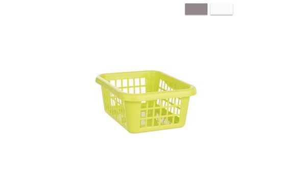 COLORFUL PLASTIC BASKET 15.5X12.5X6.5 CM