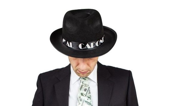 KLOBOUK ČERNÝ - AL CAPONE - MAFIÁN - GANGSTER - DOSPĚLÝ
