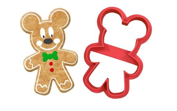 MICKEY MOUSE GINGERBREAD CUTTER - 3D PRINT