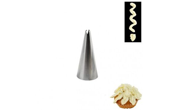 PIPING NOZZLE STAINLESS STEEL 4-STAR SHAPE