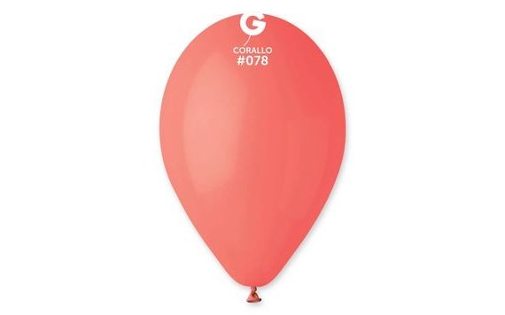 KORÁL RÓZSASZÍNŰ LÉGGÖMBÖK 100 DB 26 CM