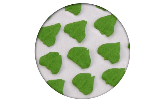 SUGAR DECORATIONS - LEAVES 35 PC.