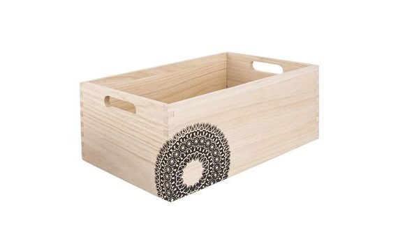 MANDALA WOODEN BOX 31X21X13 CM