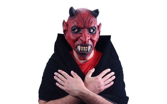 DEVIL MASK WITH EARS