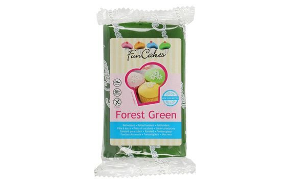 ZELENÝ ROLOVANÝ FONDANT FOREST GREEN (BAREVNÝ FONDÁN) 250 G