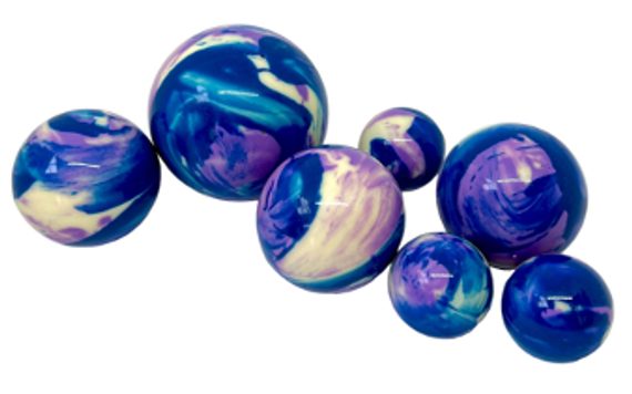 ČOKOLÁDOVÉ EXTRA VELKÉ KOULE „NEPTUN“ – SADA 7 KUSŮ