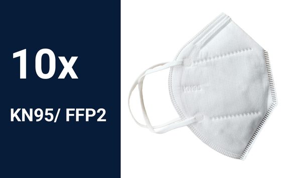 RESPIRATORY PROTECTION MASK KN95 - 10 PCS IN A PACK