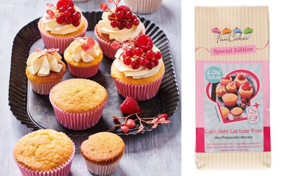 SMĚS NA BEZLAKTÓZOVÉ CUPCAKE SE SNÍŽENÝM OBSAHEM CUKRU 500 G