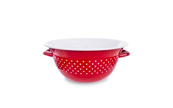 DOT ENAMEL MIXING BOWL, 26 CM