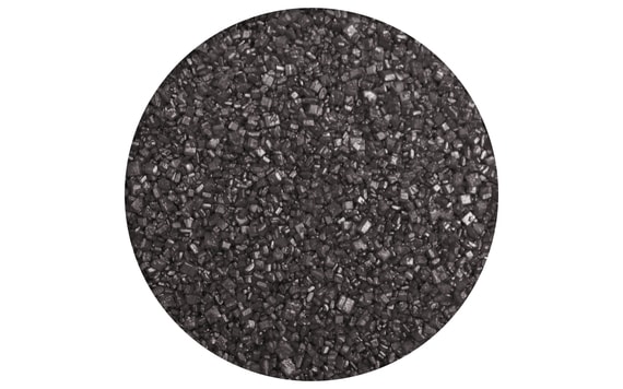 BLACK DECORATIVE SUGAR - BLACK CRYSTAL 30 G