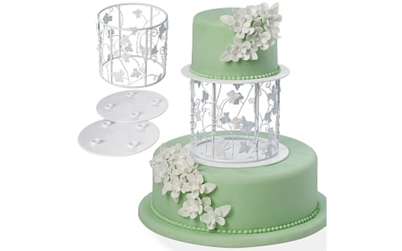 Amazon.com | 2-In-1 Cake Stand and Serving Plate, 10 Inches by Wilton: Cake  Stands