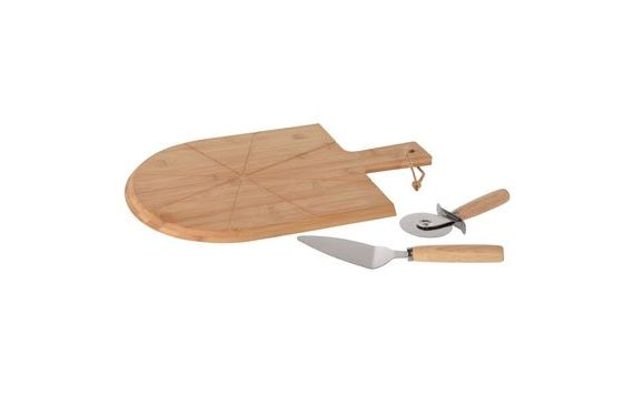 PIZZA CUTTING BOARD SET (3 PIECES)