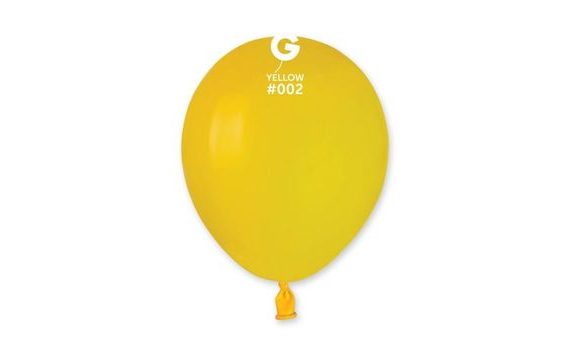 BALÓNEK LATEXOVÝ MINI - 13 CM – ŽLUTÝ - 1 KS