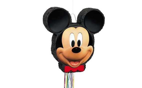 MICKEY MOUSE PIÑATA - 10 X 60 X 38 CM - PULL-ON