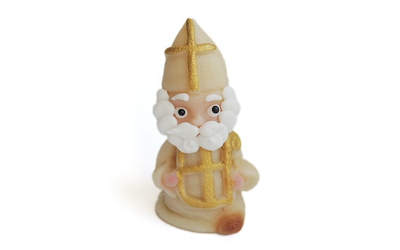 ST. NICHOLAS WHITE - MARZIPAN FIGURE