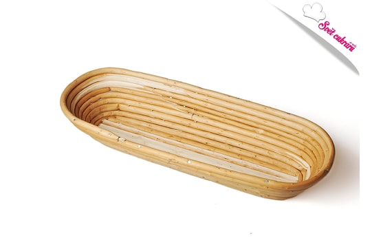 BASKET FOR BREAD DOUGH RAISING OVAL 0.85 KG