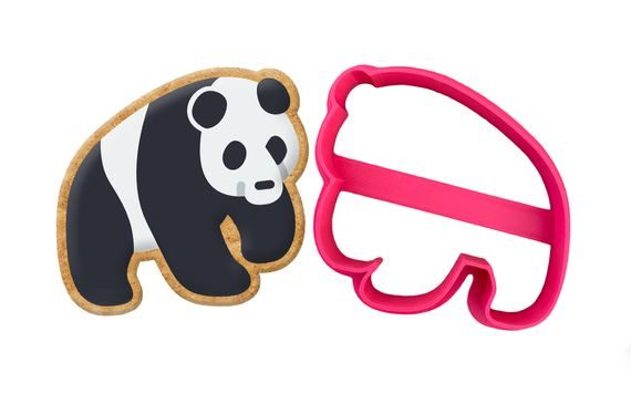 COOKIE GINGERBERAD CUTTER PANDA BEAR  - 3D PRINT