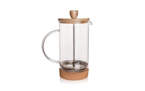 CORK ÜVEG/ACÉL/BAMBUSZ KÁVÉFŐZŐ 0,4 L